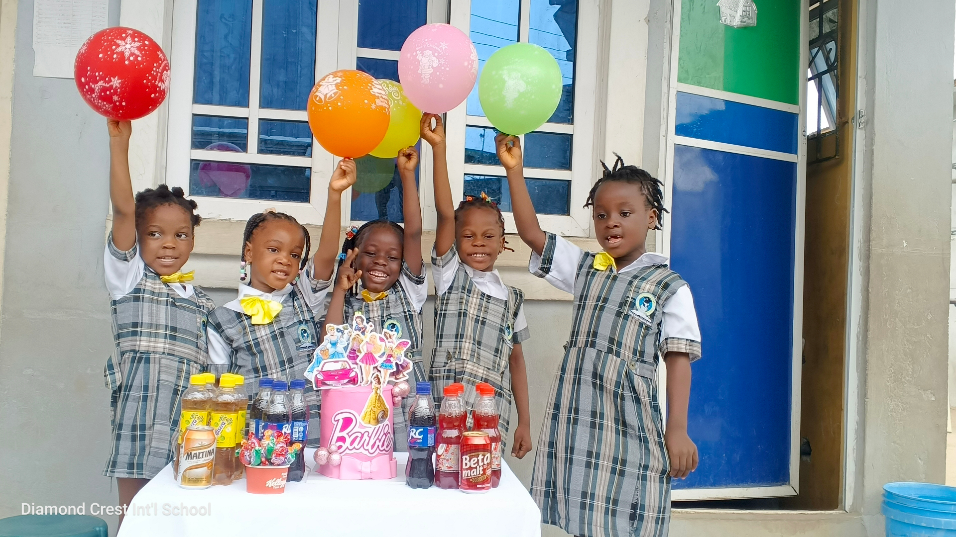 Diamond Crest Int'l School students learning and celebrating together