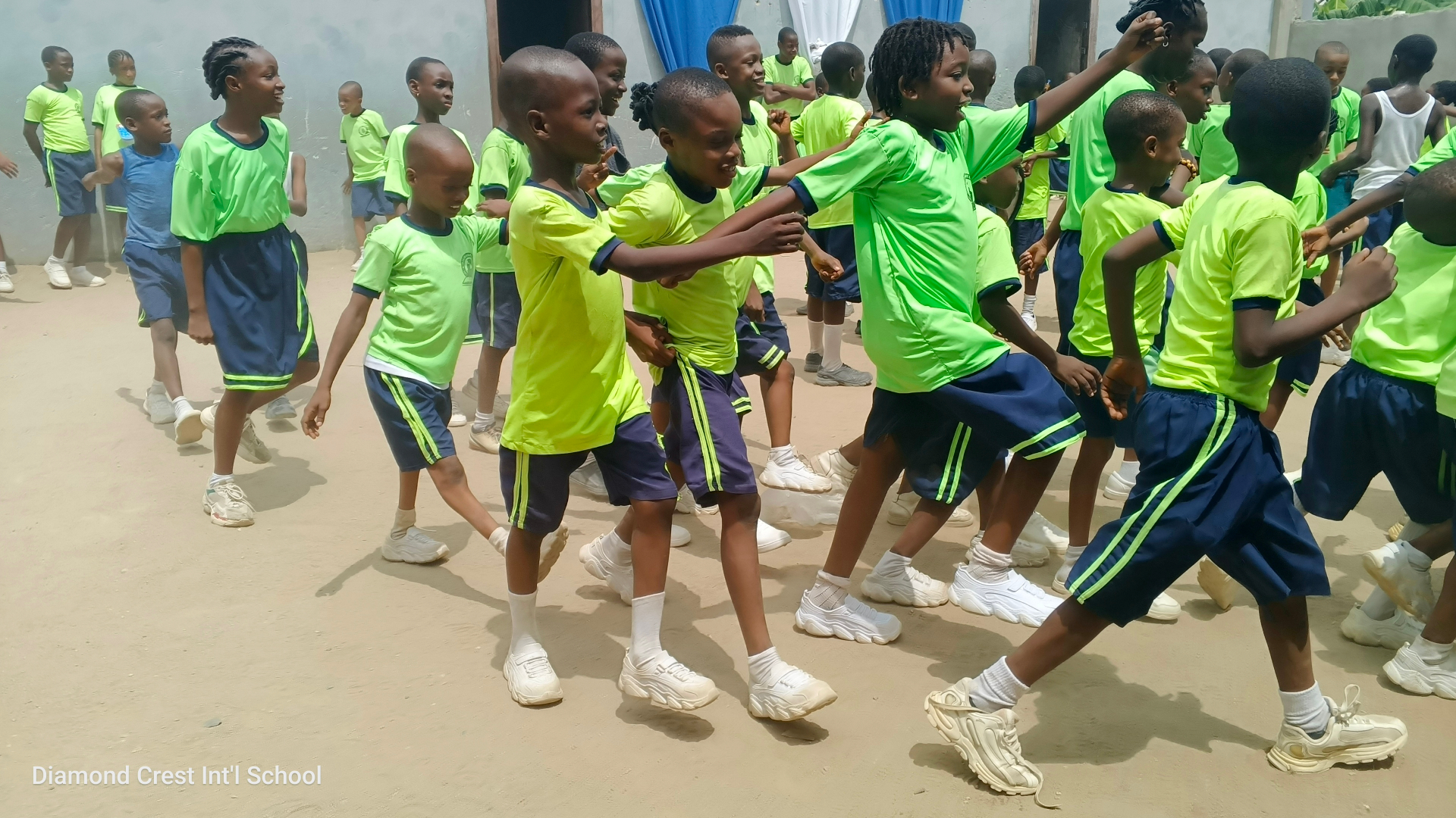 Diamond Crest Int'l School students learning and celebrating together